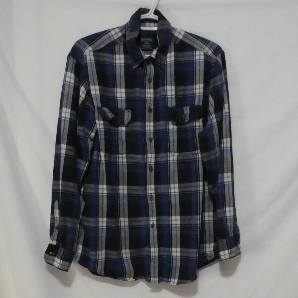 FADED GLORY | medium (38-40) | Casual Plaid Button-Up Long Sleeve Shirt